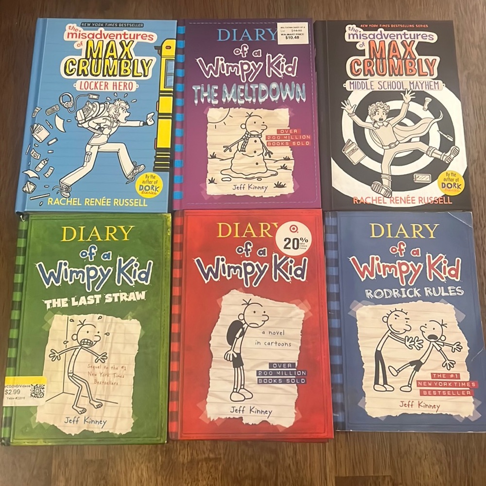 Diary of a wimpy kid books